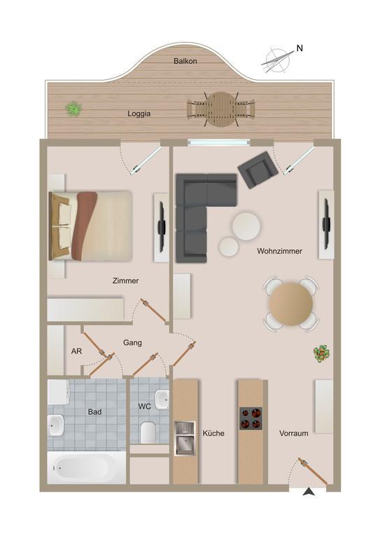 Sky View Apartment เวียนนา ภายนอก รูปภาพ